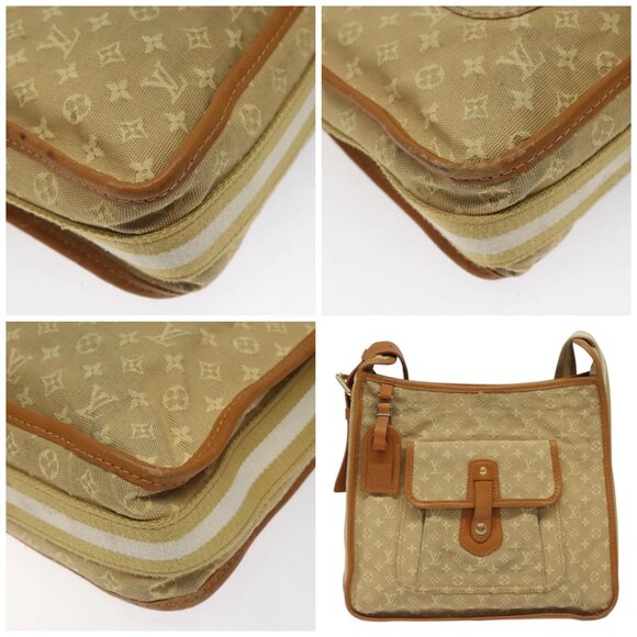LOUIS VUITTON Monogram Mini Buzas Marie Kate Bag Beige - Picture 11 of 15